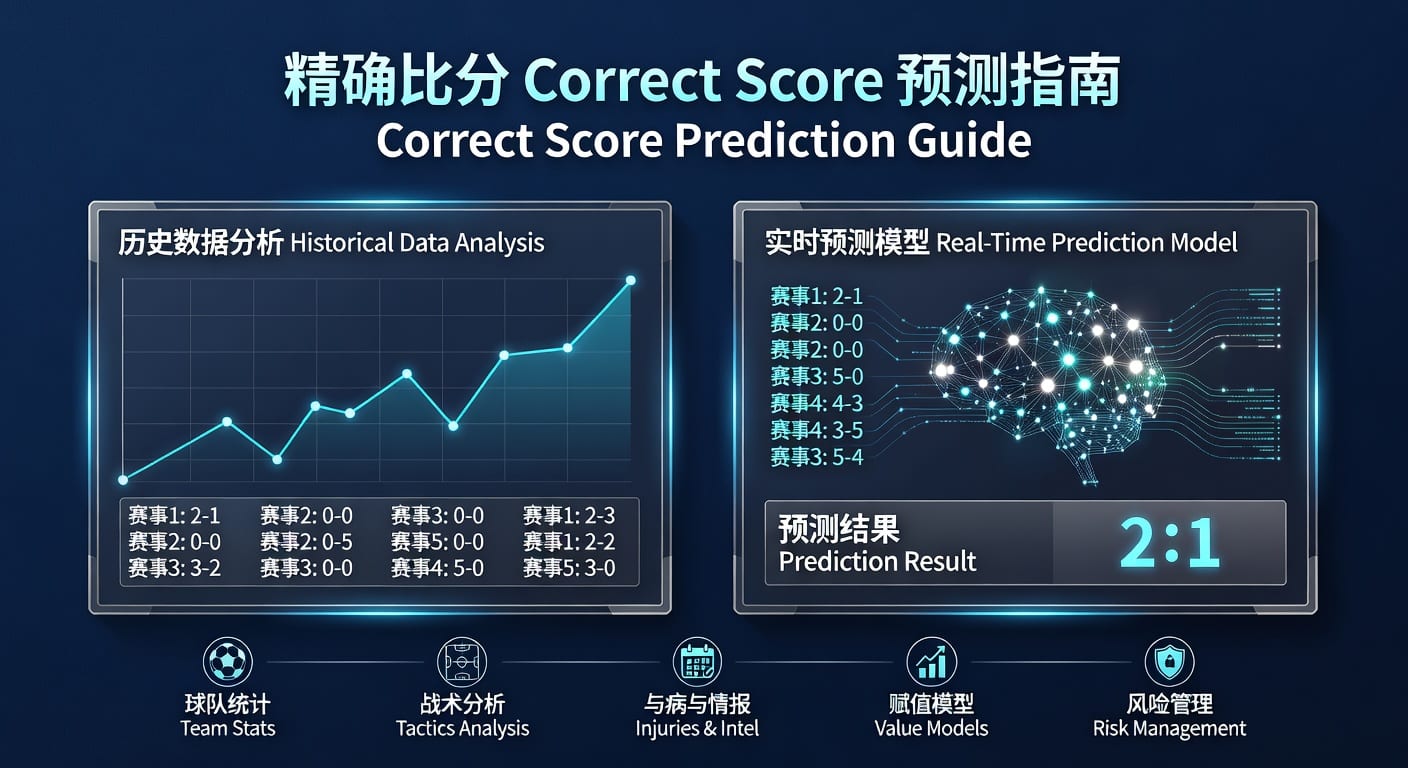 精确比分 correct score：2026年投注技巧与判断要点