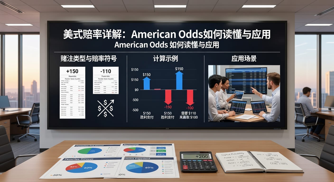 美式赔率 american odds 计算与判断方法